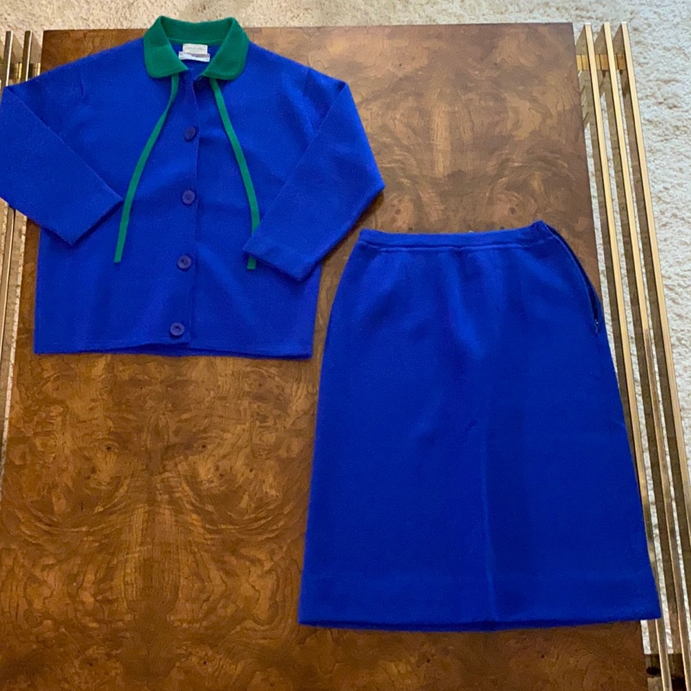 Wool skirt set